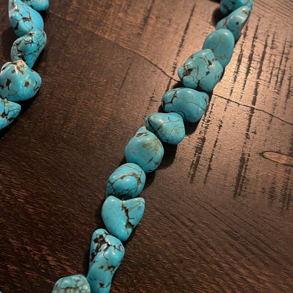 🍀 5/$25🍀 Gorgeous turquoise color necklace western - Picture 6 of 13